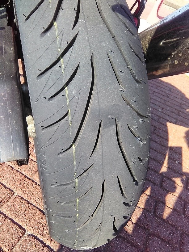 Nieuwe achterband