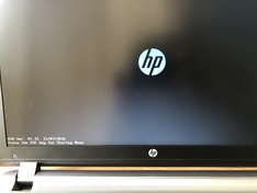 Hp startup scherm