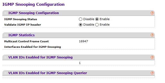 Netgear Config IGMP 01
