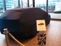 BMW onder zeil