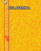 SDR# KAKU en thermometer signaal
