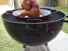 Beer can chicken bbq
