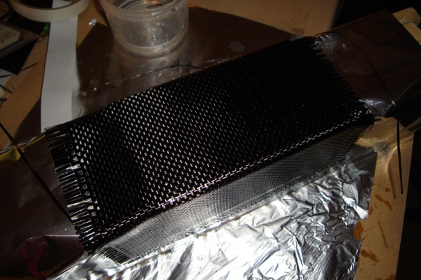 Laagje carbon erover Laagje carbon erover