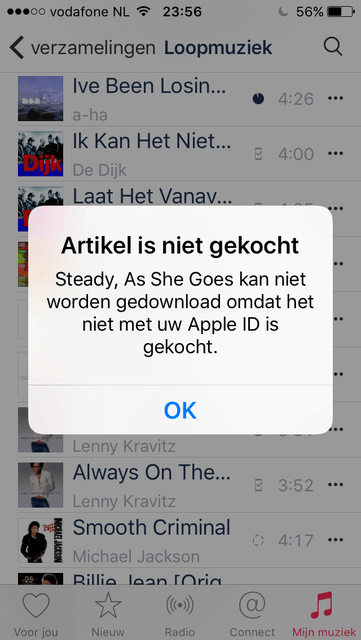 iCloud probleem