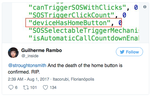 iPhone 8 homebutton