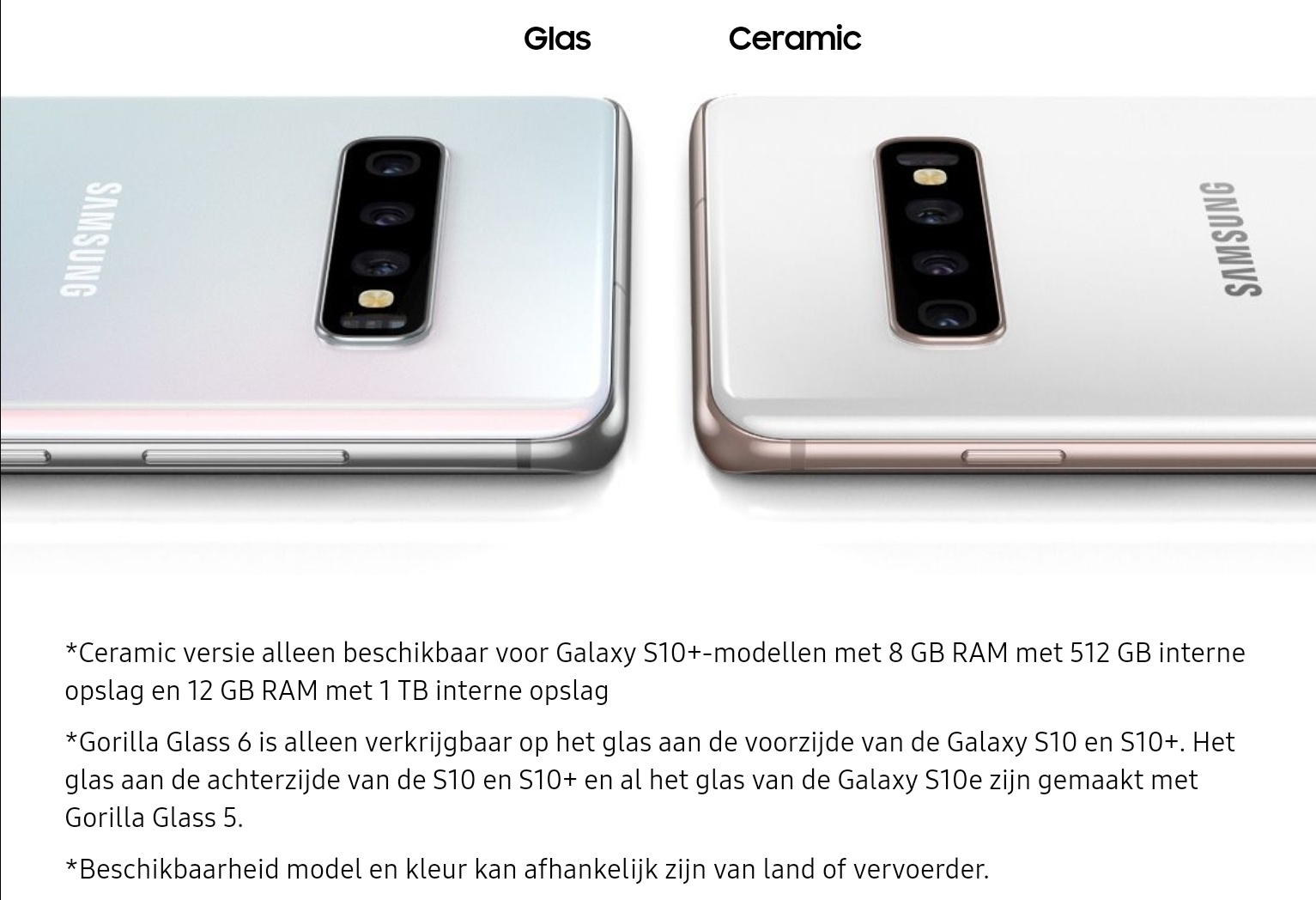 Samsung Galaxy S10 Prism White Ceramic White