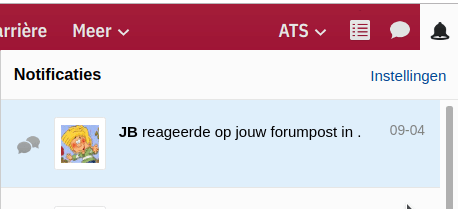 Rare notificatie Rare notificatie