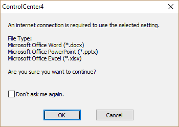 controlcenter4 word internetconnection message controlcenter4 word internetconnection message