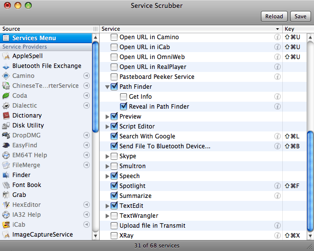Service Scrubber