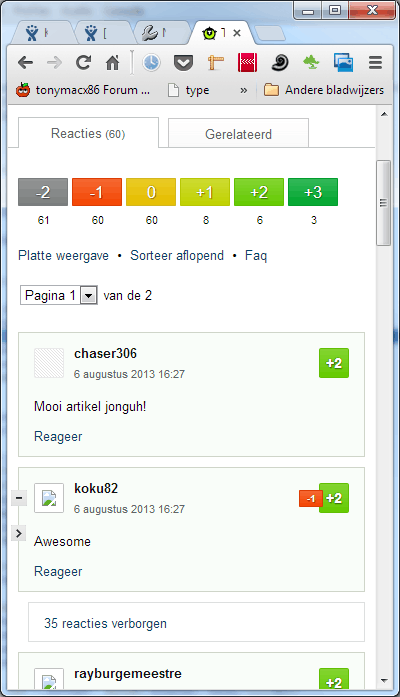 reacties inklappen reacties inklappen