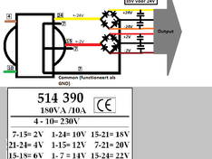 Schakeling voor de voeding