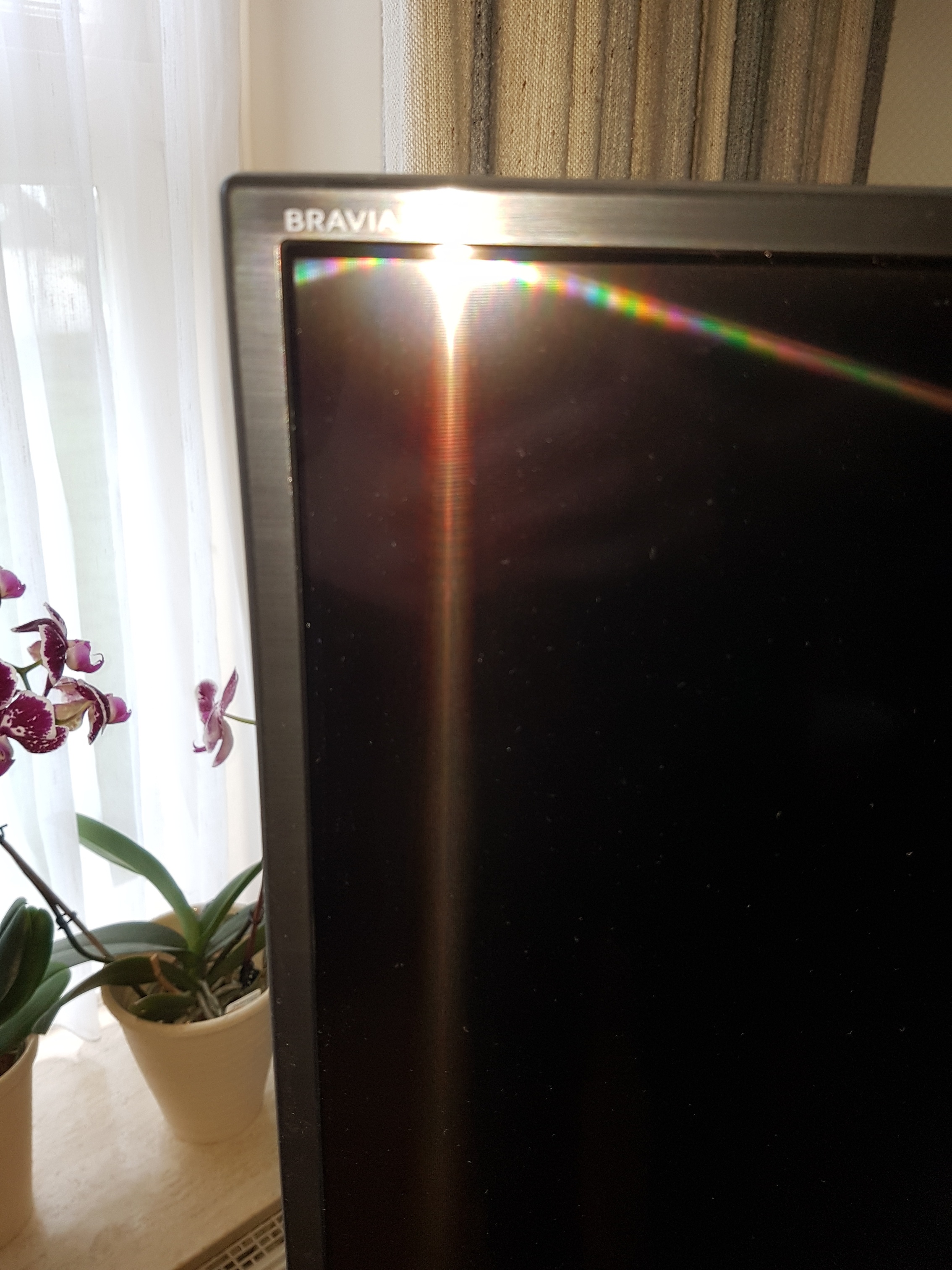 Brushed aluminium look rand