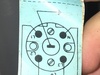 Perilex stekker met sticker