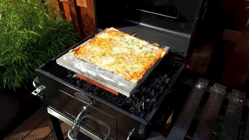 Pizza op de Boretti