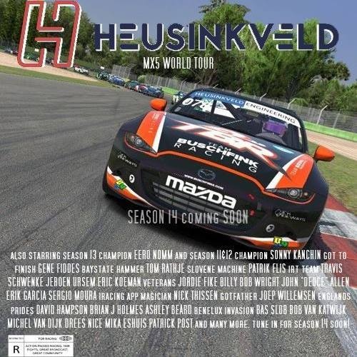 Heusinkveld MX5 World Tour