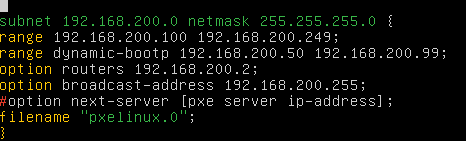 dhcp scope dhcp scope