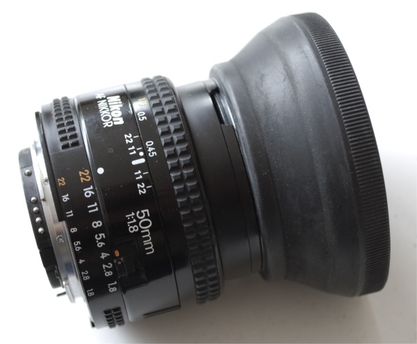 Nikon AF 50mm f/1.8 prime lens Nikon AF 50mm f/1.8 prime lens