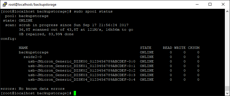 zpoolscrubstatus