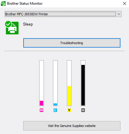 Brother status monitor