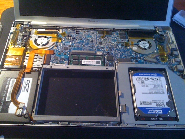 HDD + SSD Macbook Pro