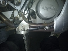 Voetsteun en rempedaal