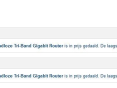 Prijsalert bug Prijsalert bug