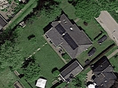 Luchtfoto van panelen in 2018