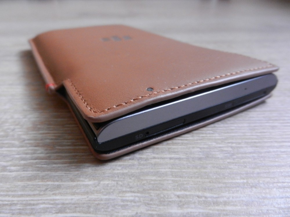 BlackBerry Priv, Leather Pocket, Tan