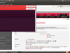 Ubuntu terminal faalt