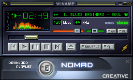 Nomad IIC Winamp plugin