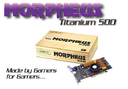 3DPower logo & standaard GeForce3 Ti 500 kaart