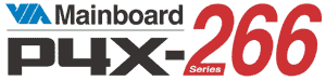 VIA P4X266 moederbord logo