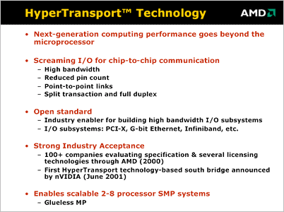 AMD Hammer presentatie - Hypertransport
