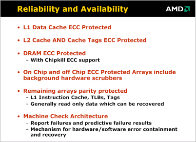 AMD Hammer presentatie - RAS features
