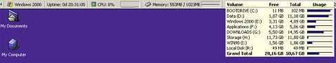 WinBar 1.1 screenshot