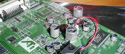 ATi Radeon 7500 stroomvoorziening