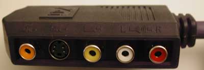 ATi Radeon 8500DV AIW breakout box outputs