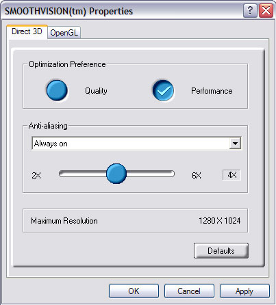 SmoothVision screenshot