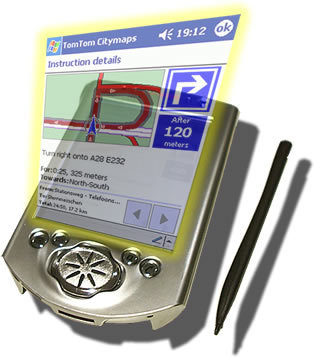 Illustratie GPS/PocketPC review