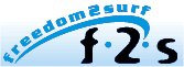 Freedom2Surf logo