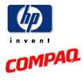HP en Compaq logo's