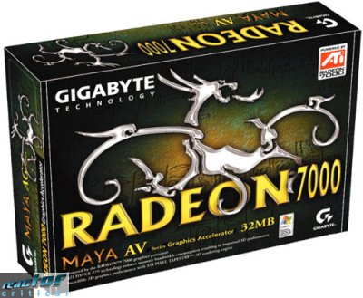 Gigabyte MAYA AR64S-H ATi Radeon 7000 doos