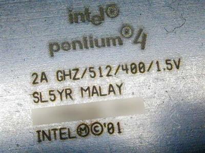 Pentium 4 Northwood Core