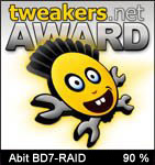 Abit BD7-RAID award