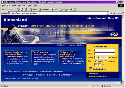 Layout nieuwe NS-site in IE6