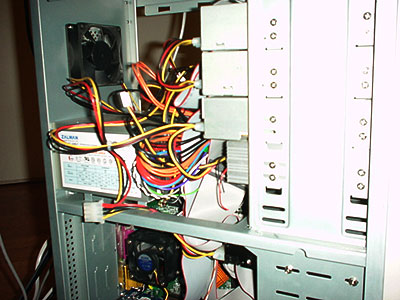 Zalman voeding geinstalleerd in kast