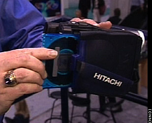 Hitachi DVD Camera - This Hitachi DVD camera allows you to record up to two hours of high quality video directly to DVD. Retail price: approximately $2000.