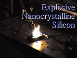 Explosief nanokristallijn silicium