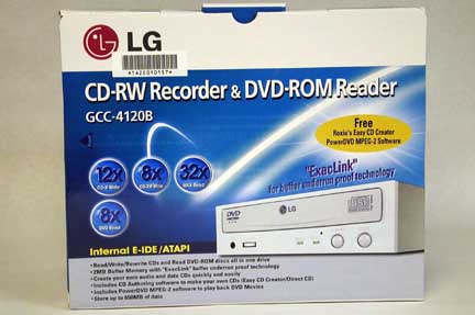 LG GCC-4120B CD-RW/DVD combodrive doos