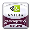GeForce 4 MX 420 (klein) logo
